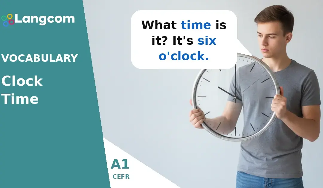 How to Tell Time in English: A1 Vocabulary Guide