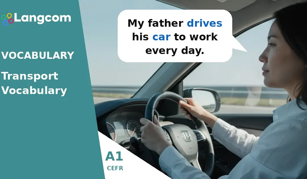 Essential Transport Vocabulary for A1 English Learners